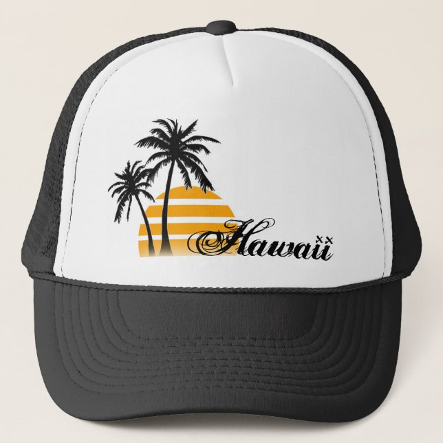 Hawaii-Fernlastfahrerhut Truckerkappe (Vorderseite)