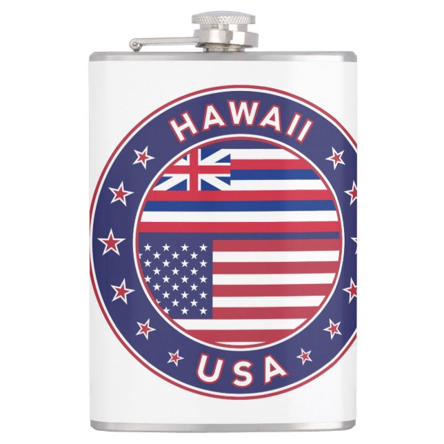 Hawaii Flachmann (Vorderseite)