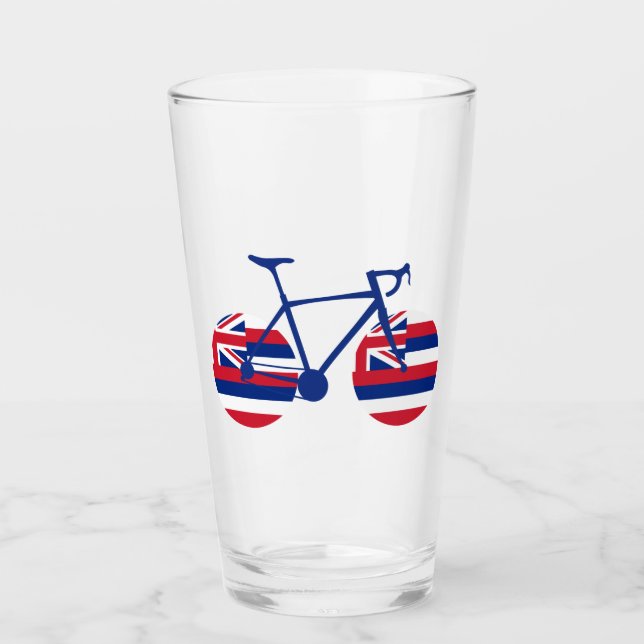 Hawaii Flag Cycling Glas (Vorderseite)