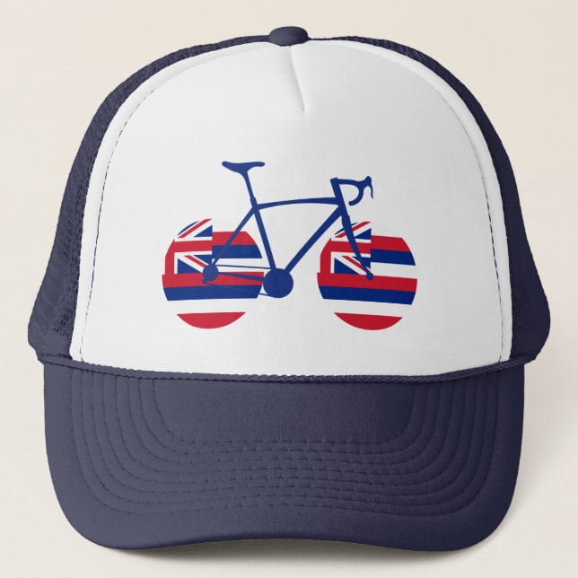 Hawaii Flag Cycling Truckerkappe (Vorderseite)