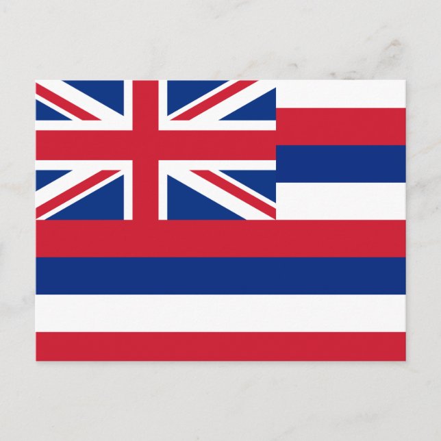 Hawaii Flag Postkarte (Vorderseite)