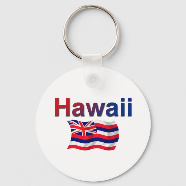 Hawaii Flag Schlüsselanhänger (Vorderseite)