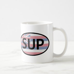 Hawaii Flag Standup Paddling Kaffeetasse