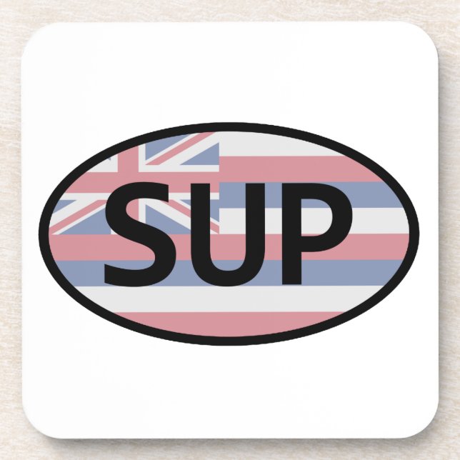 Hawaii Flag Standup Paddling Untersetzer (Vorderseite)