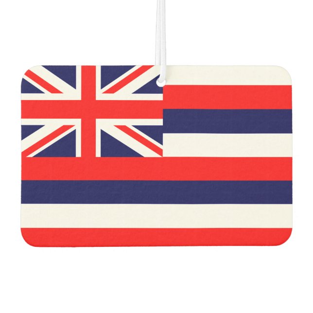 HAWAII-Flagge - Autolufterfrischer (Vorderseite)