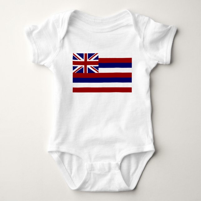 Hawaii-Flagge Baby Strampler (Vorderseite)