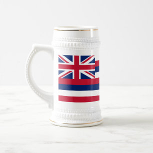 Hawaii-Flagge Bierglas