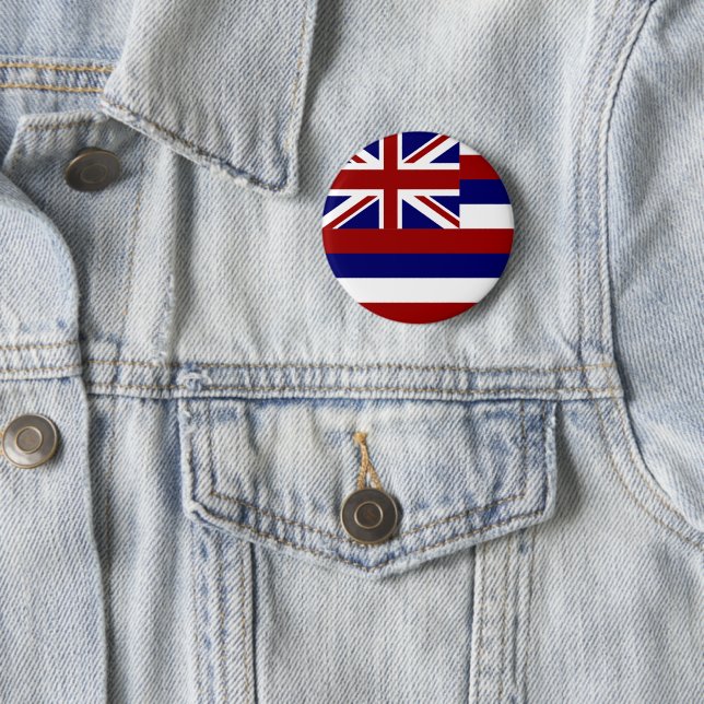 Hawaii-Flagge Button (Beispiel)