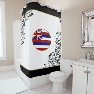 Hawaii-Flagge Duschvorhang