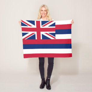 Hawaii-Flagge Fleecedecke
