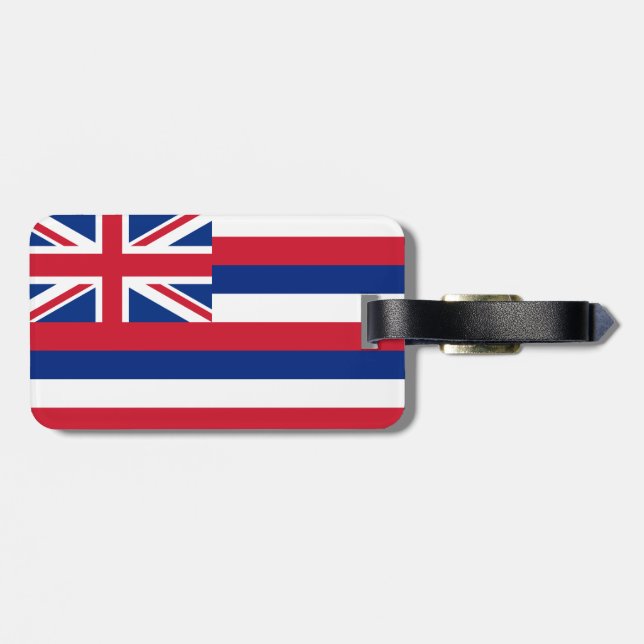 Hawaii-Flagge Gepäckanhänger (Rückseite horizontal)