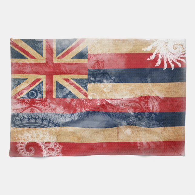 Hawaii-Flagge Handtuch (Horizontal)