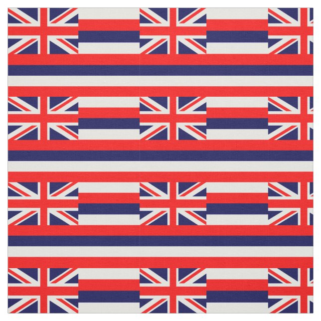 HAWAII-Flagge Stoff (Muster)