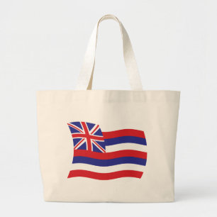 Hawaii-Flagge-Tragetasche Jumbo Stoffbeutel