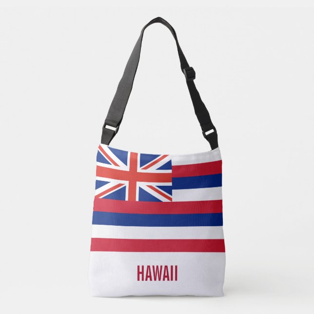 Hawaii-Flagge Tragetaschen Mit Langen Trägern (Vorderseite)