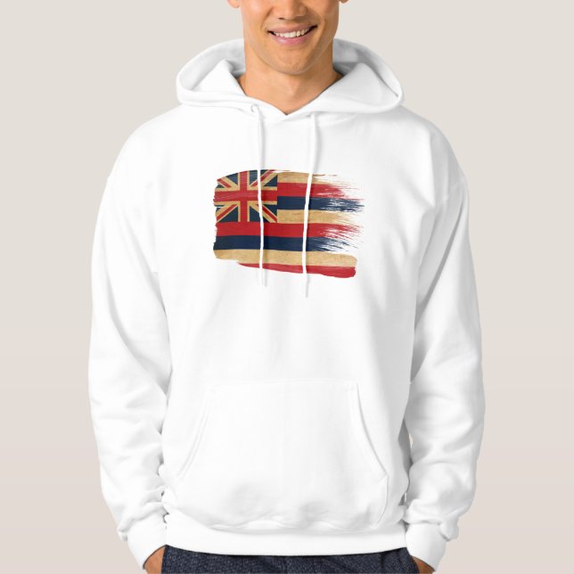 Hawaii-FlaggeHoodie Hoodie (Vorderseite)
