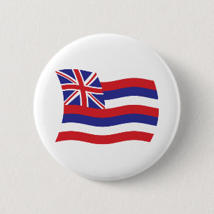 Hawaii-Flaggen-Button Button
