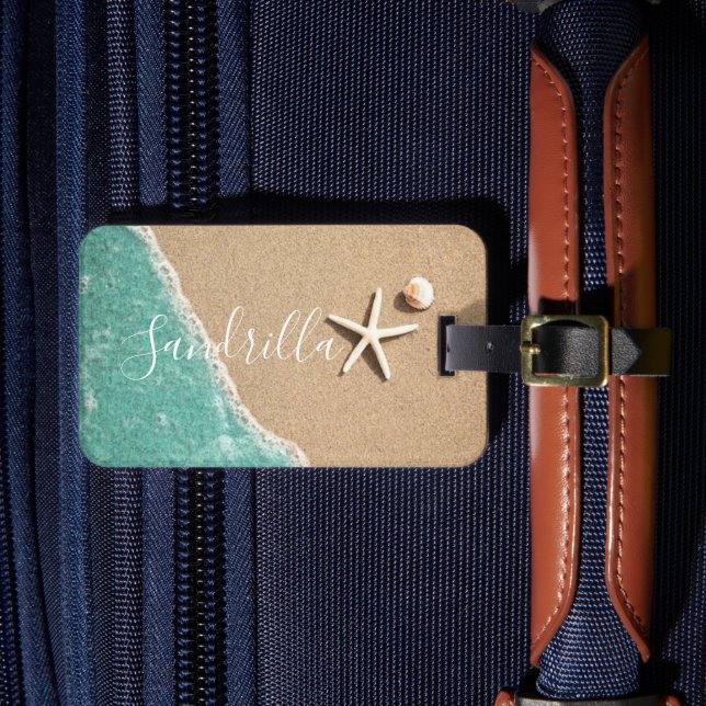 Hawaii Foto individuelle Name Gepäckanhänger (Vorderseite Insitu 4)