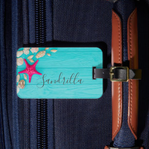 Hawaii Foto individuelle Name Gepäckanhänger