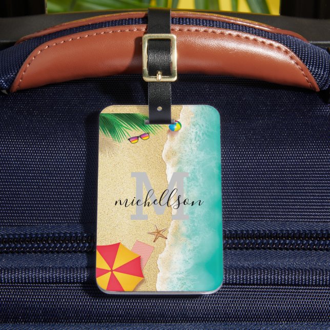 Hawaii Foto individuelle Name Gepäckanhänger (Vorderseite Insitu 2)