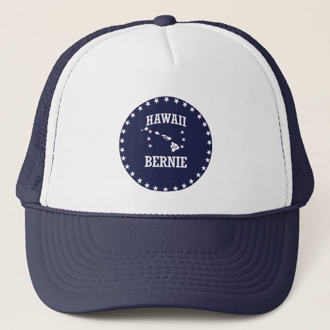 HAWAII FÜR BERNIE-SANDPAPIERSCHLEIFMASCHINEN TRUCKERKAPPE (Vorderseite)