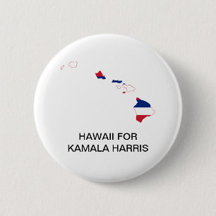 HAWAII für Kamala Harris 2024 Button