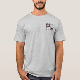Hawaii geboren u. angehoben T-Shirt
