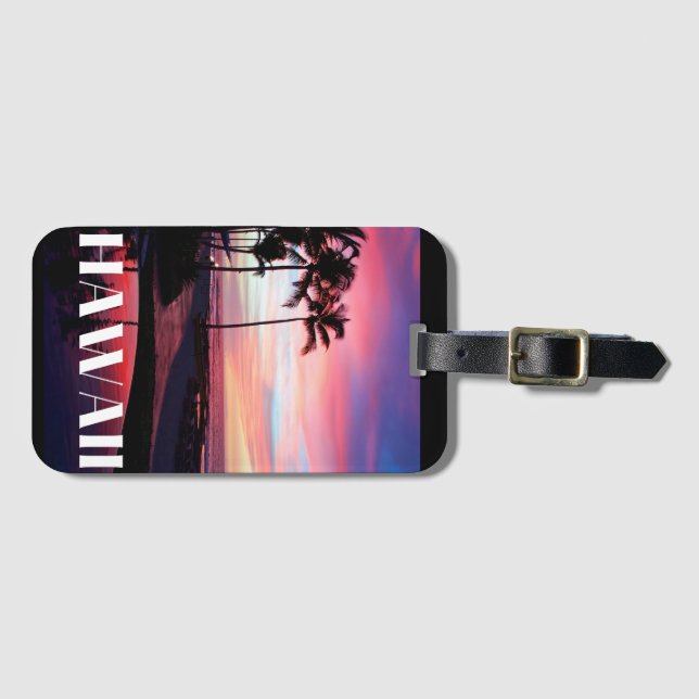 Hawaii Gepäckanhänger (Vorderseite (Horizontal))