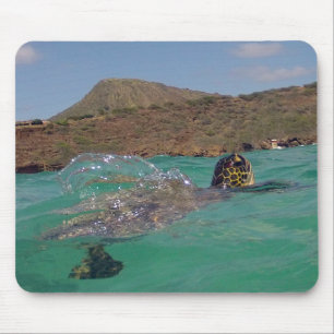 Hawaii Green Sea Turtle Mousepad