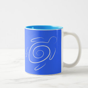 Hawaii Green Sea Turtle Zweifarbige Tasse