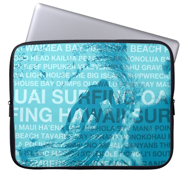 Hawaii GreenRoom Hawaiian WetsuitLaptopBag Laptopschutzhülle (Vorderseite)