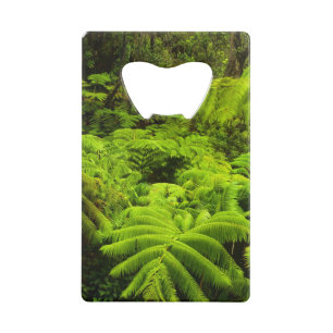 Hawaii, Große Insel, üppige tropische Vegetation i Geldkarten Flaschenöffner