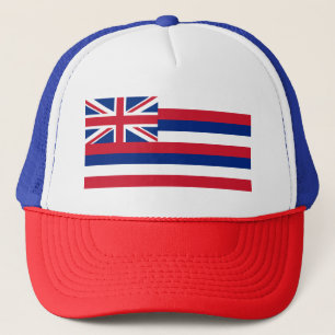 Hawaii, Hawaiian Aloha-Paradies-Staatsflagge Truckerkappe