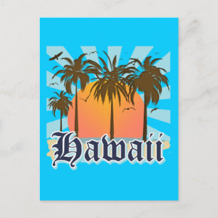 Hawaii Hawaiian Islands Sourvenir Postkarte