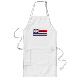 Hawaii, hawaiianische Aloha-Paradies-Staatsflagge Lange Schürze
