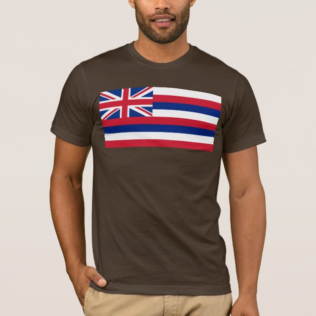 Hawaii, Hawaiianische Paradiesflagge T-Shirt (Vorderseite)