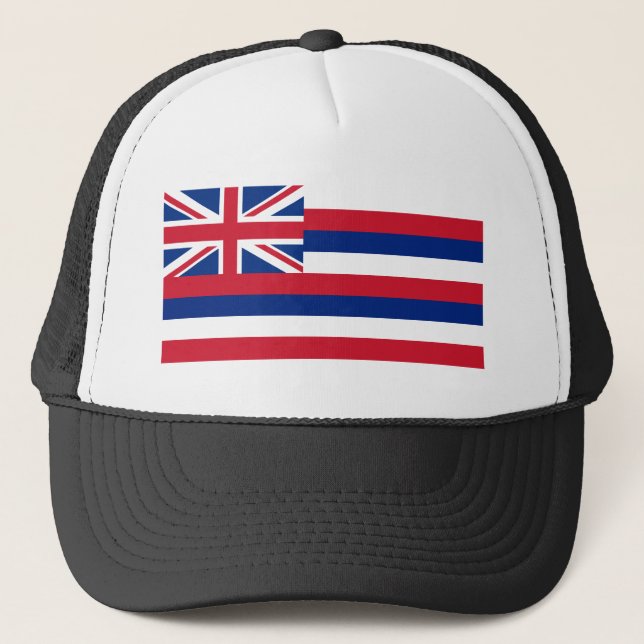 Hawaii, Hawaiianische Paradiesflagge Truckerkappe (Vorderseite)