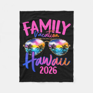 Hawaii Hawaiianischer Urlaub 2026 Souvenir Passend Fleecedecke