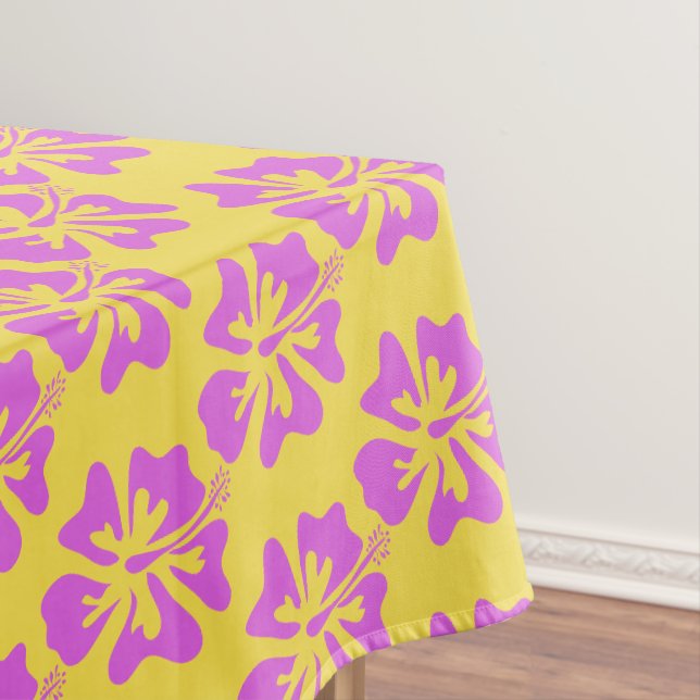 Hawaii Hibiscus fleur motif floral nappe (In Situ)