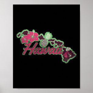 Hawaii Hibiskus Blume Aloha Hawaii Luau Poster