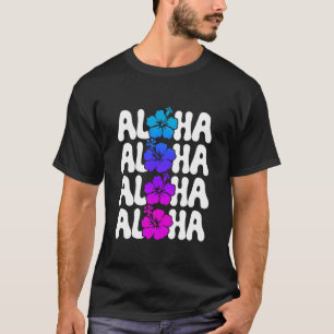 Hawaii Hibiskus-Blüten Tropisches Aloha T-Shirt