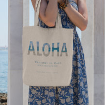 Hawaii Hochzeit in Urlaubsort Begrüßungsbeutel für