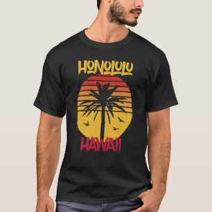 Hawaii Honolulu Palmen T-Shirt