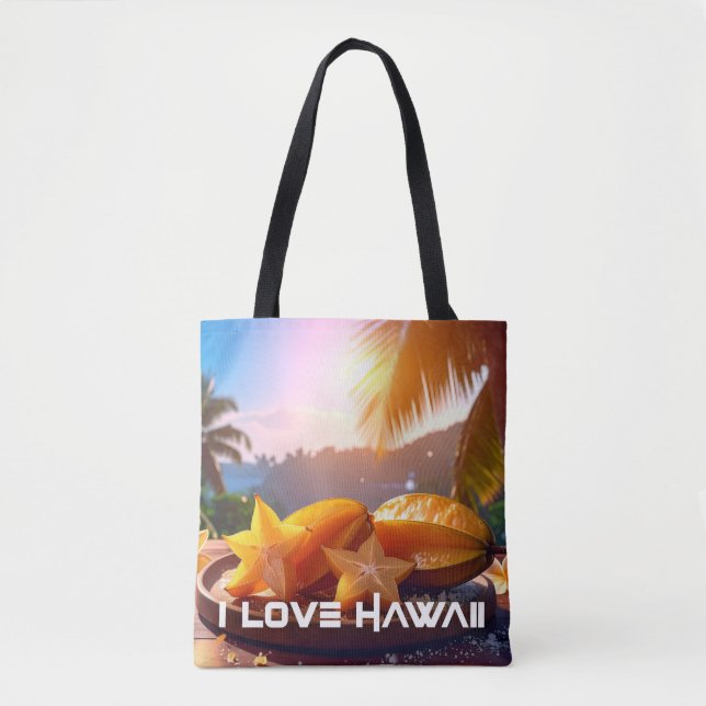 HAWAII - ICH LIEBE HAWAII TASCHE (Vorderseite)