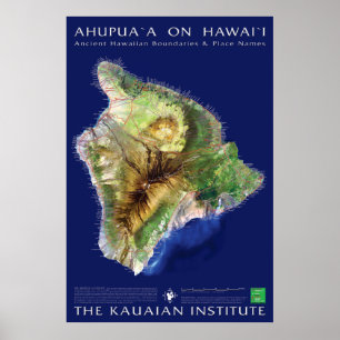Hawaii-Insel Ahupuaa Poster