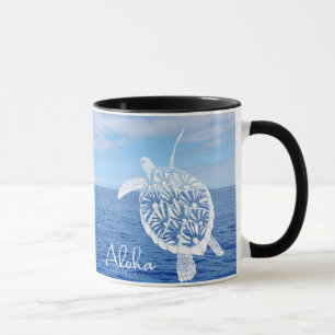 Hawaii-Insel-Aloha Schildkröte Tasse