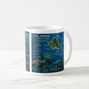 Hawaii-Inseln und Hawaii-Schildkröte Kaffeetasse