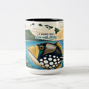 Hawaii-Inseln Zweifarbige Tasse