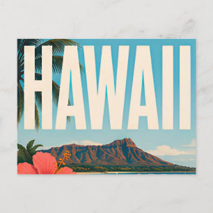 Hawaii Inselparadies Reise Postkarte