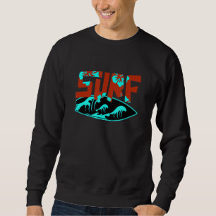 Hawaii Island Motif für Surfer Sweatshirt